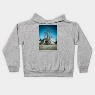 Lonely Farmhouse off Route 66 Kids Hoodie